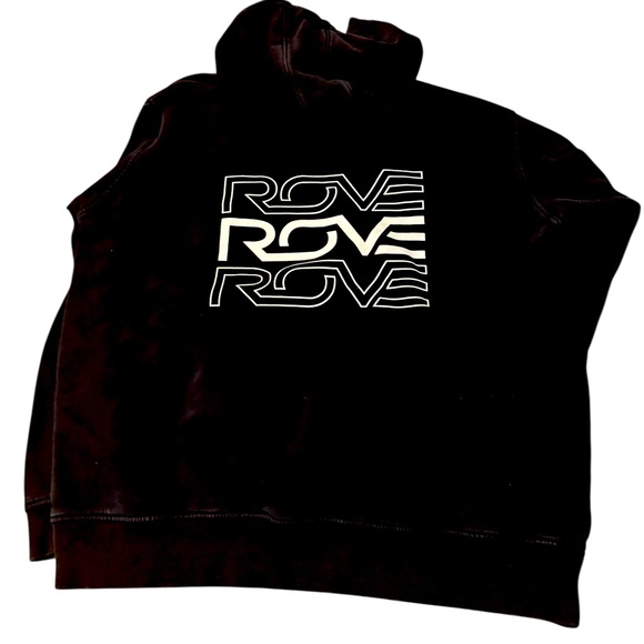 High End ROVE Black Hoodie Streetwear Smoke Mary Jane Men’s XL - Picture 1 of 5